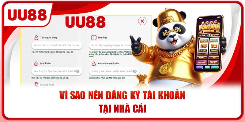 Vì sao nên đăng ký tài khoản tại nhà cái